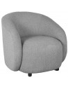 Alby lænestol i bouclé polyester H79 cm - Grå