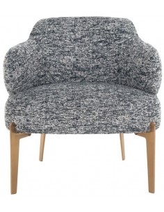 Venus lænestol i stål og... 2