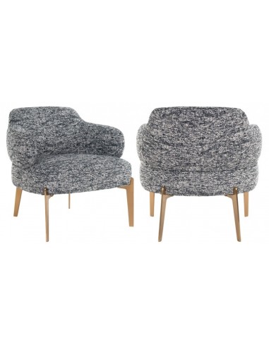 Venus lænestol i stål og polyester...