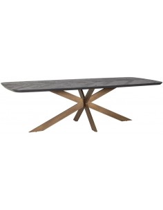 Hayley spisebord i stål og...