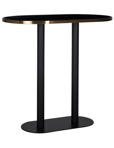 Zenza barbord i stål og faux marmor...