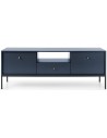 Mono tvbord i metal og møbelplade B153 cm - Sort/Navy