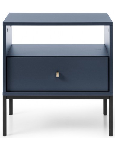 Mono sengebord i metal og møbelplade...