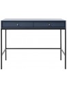Mono skrivebord i metal og møbelplade 103 x 50 cm - Sort/Navy