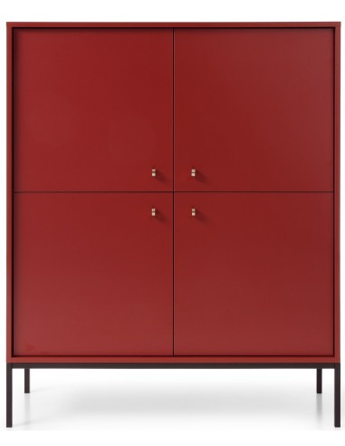 Mono highboard i metal og møbelplade...