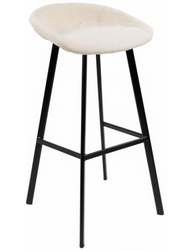 Lily barstol i teddy polyester H87 cm...