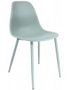 Yara spisebordsstol i metal og polycarbonat H85 cm - Mint