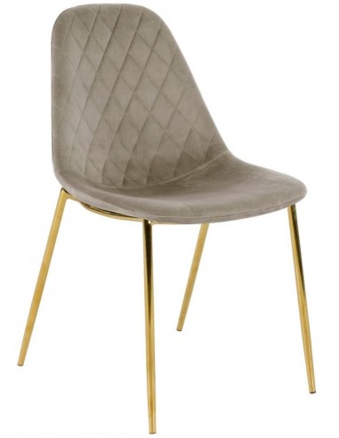 Tara spisebordsstol i metal og velour...