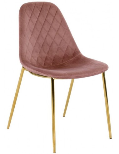 Tara spisebordsstol i metal og velour...