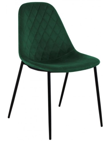 Tara spisebordsstol i metal og velour...