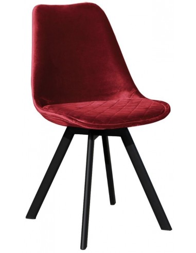 Soof spisebordsstol i metal og velour...