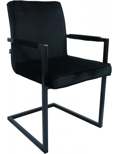Jim spisebordsstol i metal og velour...
