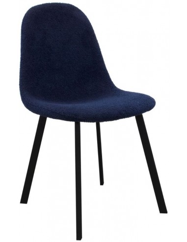 Ted spisebordsstol i metal og teddy...