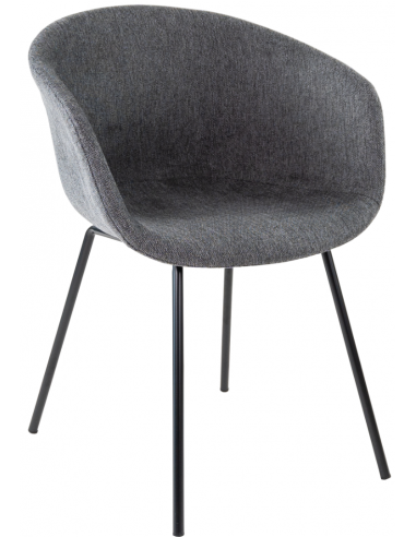 Kate spisebordsstol i metal og...