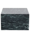 Bodil sofabord i marmor H31 x B50 x D50 cm - Grøn marmor