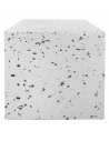 Bodil sofabord i terrazzo H40 x B40 x D40 cm - Hvid terrazzo