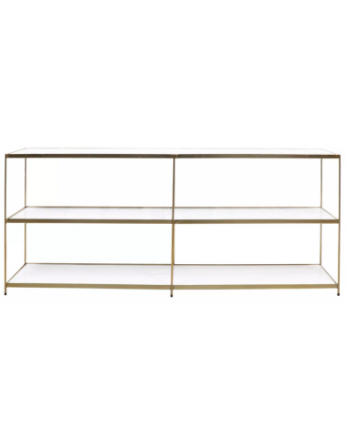 Luiza konsolbord i metal og marmor...