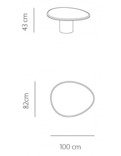 Reef sofabord i mortex H43... 2