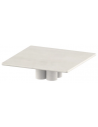 Toulouse sofabord i mortex H35 x B130 x D130 cm - Råhvid