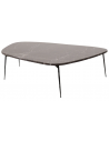 Lewis sofabord i metal og marmor H30 x B120 x D82 cm - Sort/Rød Sort marmor