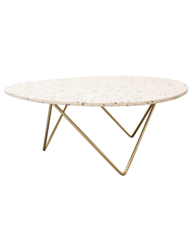 Richard sofabord i metal og terrazzo...