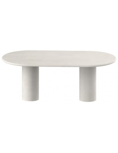 Kimberly ovalt spisebord i mortex H75...