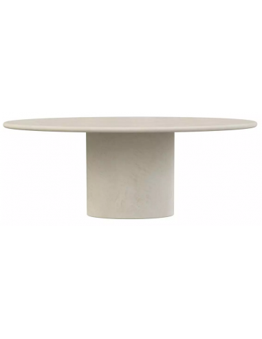 Hector ovalt spisebord i mortex H76 x...