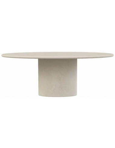 Hector ovalt spisebord i mortex H76 x...