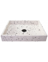 George bordmonteret håndvask 48 x 38 cm terrazzo - Gråhvid