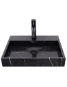 George bordmonteret håndvask 48 x 38 cm marmor - Sort