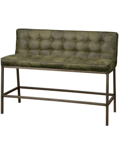 Vasco bar bænk i microfiber B110 cm -...