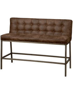 Vasco bar bænk i microfiber...