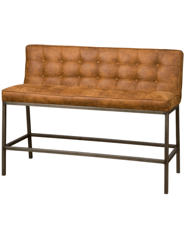 Vasco bar bænk i microfiber B110 cm -...