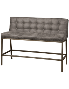 Vasco bar bænk i microfiber...