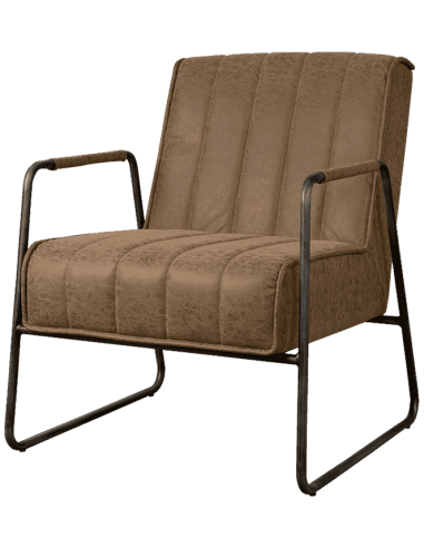 Santo lænestol i microfiber B64 cm -...