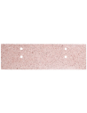 Marcel topplade med afløbshuller 150 x 45 cm terrazzo - Rosa