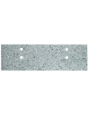 Marcel topplade med afløbshuller 150 x 45 cm terrazzo - Grøn
