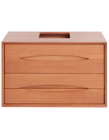 Bill underskab B80 cm i MDF - Teak
