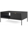 Nova sofabord i metal og møbelplade 104 x 68 cm - Sort