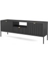 Nova tvbord i metal og møbelplade B154 cm - Sort