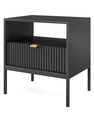 Nova sengebord i metal og møbelplade...