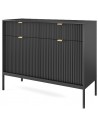 Nova sideboard i metal og møbelplade B104 cm - Sort