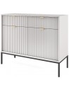 Nova sideboard i metal og møbelplade B104 cm - Sort/Grå