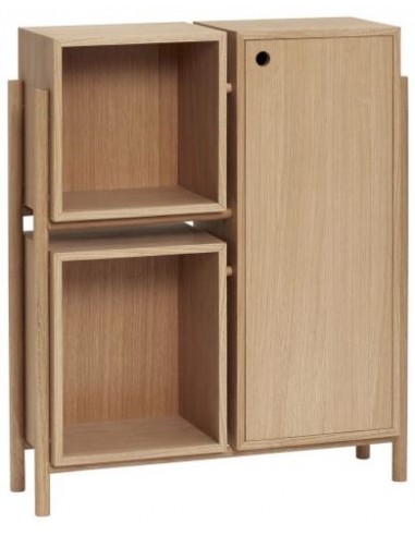 Hübsch Cube konsolbord i egetræsfinér...