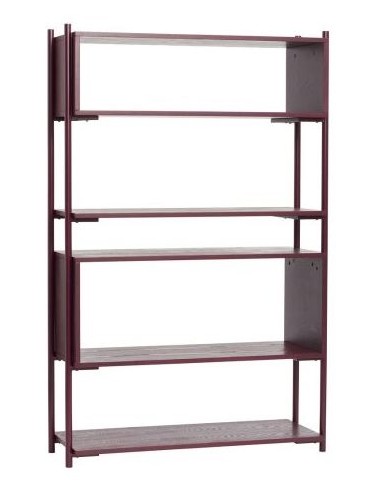 Hübsch Divide reol i asktræ og metal...