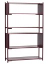 Hübsch Divide reol i asktræ og metal H162 cm - Bordeaux