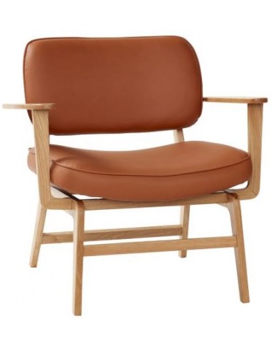 Hübsch Haze lænestol i egetræ og...