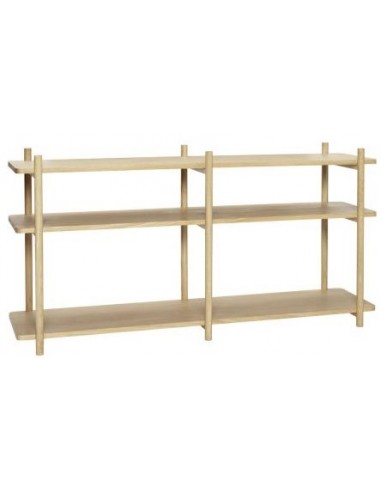 Hübsch Library reol i egetræ og...