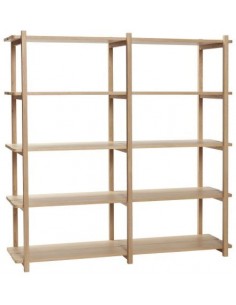 Hübsch Mason reol i egetræ...