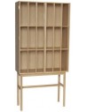 Hübsch Shoji vitrineskab i egetræ og egetræsfinér H170 cm - Eg